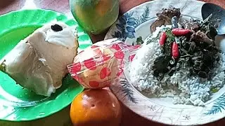 #ASMR EATING BREAKFAST WITH GUYABANO AND FISH VEGETABLE #VIRAL