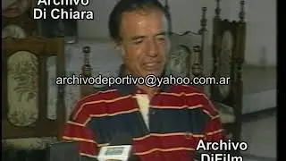 Carlos Menem habla de la campa&ntilde;a presidencial - DiFilm (1996)