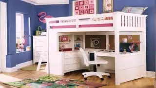Loft Bed With Desk King Single (see description)