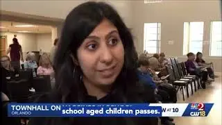Town hall meeting held to discuss vaccine mandates in Orange County schools
