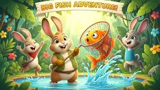 Amazing Rabbit Fishing Adventure! | 3D Animated Story