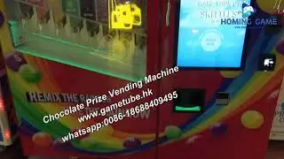 Supply Fatory Direct Sikttles Chocolate Prize Vending Machine by HomingGame#prizegamemachine #arcade