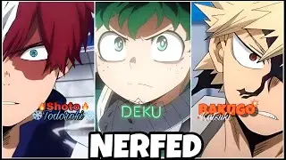 Bakugo, Todoroki, And Deku NERFED! Patch Notes + Updates In My Hero Ultra Rumble