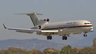 [FullHD] *RARE* Government of Burkina Faso Boeing 727-200 landing at Geneva/GVA/LSGG