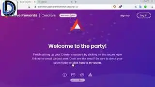 Registro Brave Creators - Uphold completo