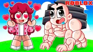 BEBE NOOB TIENE 3489 De FUERZA en FLEXIONES 💪😎 EL MAS FUERTE DE ROBLOX