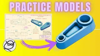 CAD Modeling Challenge - Onshape, SolidWorks, Fusion360 - LOFT - Tapered Arm
