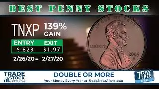 Best Penny Stock Alert 139% Gain! Make Money in Bear Market