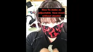 Non-elastic Fitted Medical Face Mask tutorial