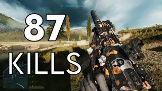 Безумная игра с 87 убийствами из SCW-10 в Battlefield 6!