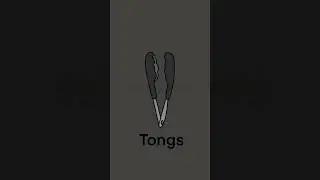Learn English Vocabulary | Tongs | Kitchen Tools in English #Shorts