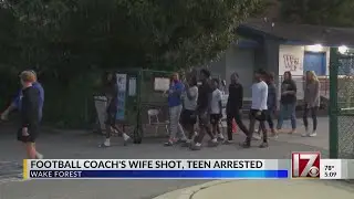 Vigil held for shot wife of Wake Forest football coach