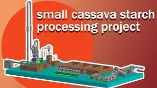 how to set up a cassava starch processing plant