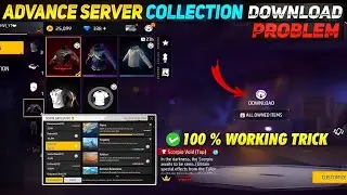 Free Fire Advance Server Costume Pack Problem 😱| Advance Server Collection Pack Download Problem☹️