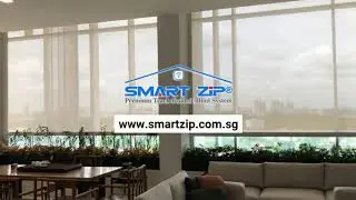 Smart Zip&reg; Track Blinds installed at High End Luxury Condo in Singapore