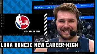 Luka Doncic 50-PIECE! 🔥 Reacts to NEW CAREER-HIGH 51 PTS against Clippers | NBA on ESPN
