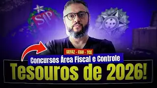 Tudo Que Vem A&iacute; na &Aacute;rea Fiscal e de Controladoria em 2026 💼 | Radar dos Concursos #2