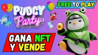 🚀 Gana dinero jugando 🎮 PUDGY PARTY GameFi 2025 🔥 $PENGU, NFTs y DeFi 🤑