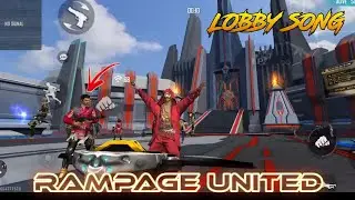 Free Fire New Rampage 4.0 Lobby Song 2022 | Rampage United New Lobby Full Song |Garena Free Fire Max