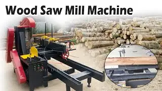 Crafting Quality Lumber with Saw Mill Machines: Tips and Techniques #woodworking #wood #log