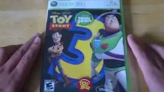 Toy Story 3 unboxing on xbox 360
