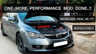 Installing Blitz ⚡️Performance Air Filter In My Civic #PerformanceAirFilter #BlitzPerformanceFilter