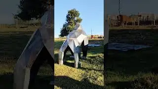 Gorila 2.25m Metal.                          #gorilla #art #diy #sculpture #arte #wellness