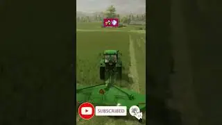 Cutting grass to feed our sheep. #fs22timelapse #fs22 #sheep #grass #mower #farmingsimulator22