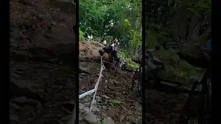 Massive Crash at Ard Rock Enduro!  Brutal MTB Wipeout on the Rocks