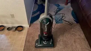 GE Upright Bagless Vacuum- Natural Vacuuming + LED Headlight 