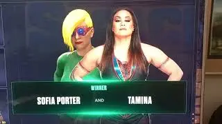 WWE 2K24 My GM Mode: Sofia Porter (Meta Runner) & Tamina vs. Rhea Ripley & Ronda Rousey