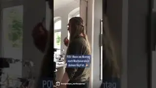 Wenn am Montag noch Wochenende in deinem Kopf ist 🎉