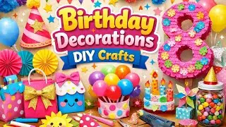 DIY Birthday Decor Ideas✨🎉 | Low Budget Party Decor