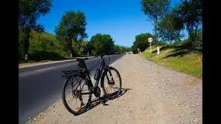 Дорожно-шоссейный тест Giant Roam 1 Disc 2018. 50 км поездка в Каскелен по верхней трассе