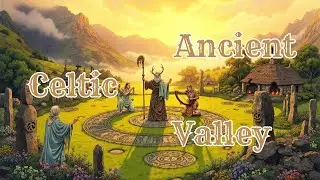 Ancient Celtic Valley 🌳 Celtic Music for Relaxation ☘️ Calming Medieval Music 💚 Harp Music