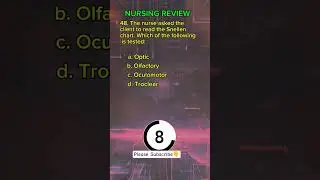 Nursing Review 48 #trendingshorts #quiz #nursingonline #nursingexam #nursing #nursingexamreview