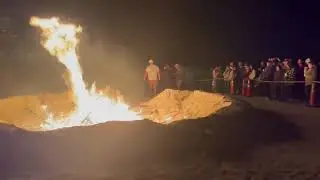 BONFIRE at Pass-A-Grille's annual, 50 year old tradition supported event, St Petersburg FL 12.10.25