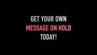 MESSAGE ON HOLD demo - Frank Erwin Productions