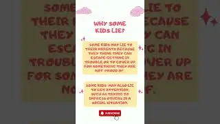 #shorts Ever told a lie? - An Exciting and Inspiring Children Content