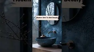 Upgrade Your Bathroom with These Stunning Modern Sink Designs! ✨🛁 , home decor ideas