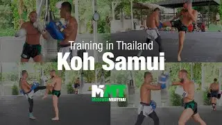 Muay Thai training in Koh Samui