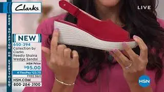 Collection by Clarks Reedly Shaina Slingback Wedge Sandal