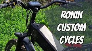 E-Bike Custom By RONIN  ★ Review & TestRide ★🔥🔴 - ENGLISH  💯✅