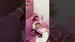 #shortvideo #pink #muslimahbarbie #kitchen #muaselangor #aesthetic #hijabermodel #makeup #barbie