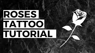 TATTOOING ROSES on synthetic practice skin with EZ Filter Pen V2 // BEGINNER TATTOO tutorial