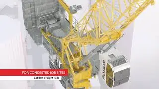 MRH 125 - New generation of luffing jib cranes (hydraulic jib hoisting)