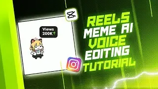 VIRAL REELS AI VOICE MEME EDITING TUTORIAL | REELS EDITING | VIDEO EDITING | TUTORIAL