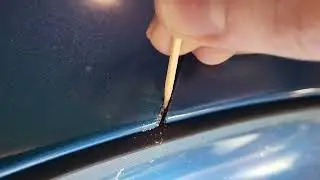 How to Remove Wax STUCK Between Body Panels on Your Car (Toothpick Method)
