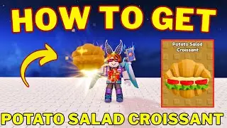 How To Make Potato Salad Croissant in Craft Food | Roblox