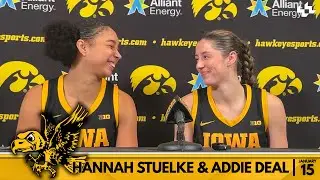 Hannah Stuelke & Addie Deal - Oregon | Iowa Women's Basketball | Jan. 15